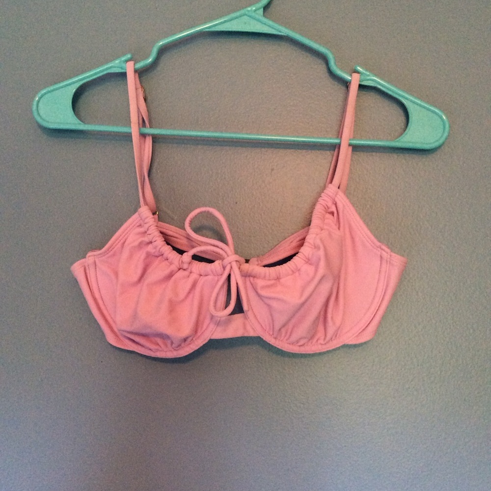 Purple swimsuit top